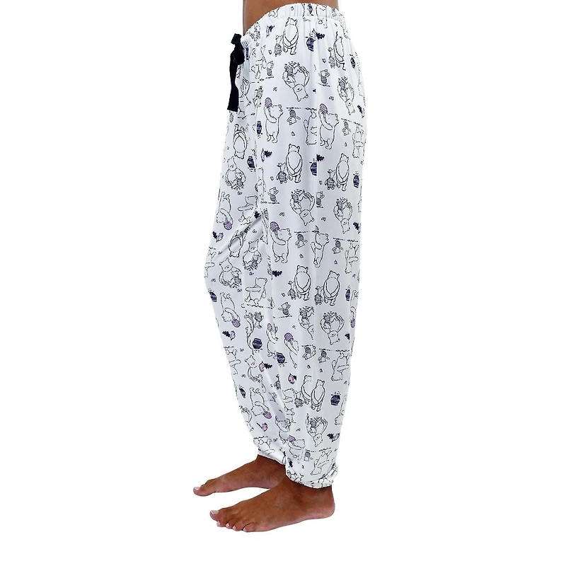 Disney Winnie the Pooh Women’s Cuffed Pajama Pants