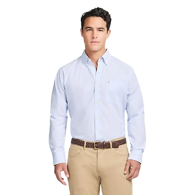 IZOD L/S PERFORMANCE WOVEN SHIRT