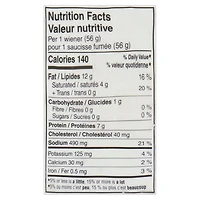Maple Leaf Natural Top Dogs BBQ Hot Dogs Family Pack, 900g
