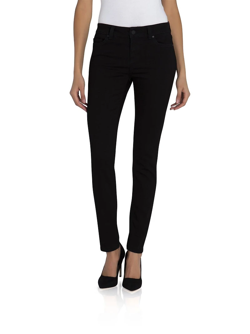 Jordache Women's Mid Rise Curvy Skinny Jean