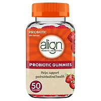 Align | Daily Probiotic Gummy | 50 Count | Strawberry Flavoured | Helps Support Gastrointestinal Health