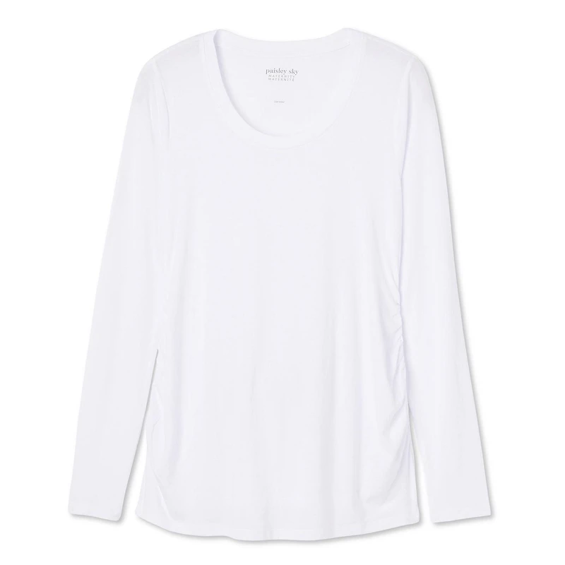 T-shirt à manches longues Paisley Sky maternité Tailles P-TTG