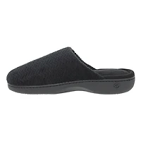 Pantoufles à enfiler Nora en microéponge motif chevron pour femmes ISOspa by isotoner®