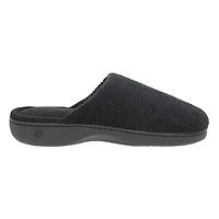 Pantoufles à enfiler Nora en microéponge motif chevron pour femmes ISOspa by isotoner®