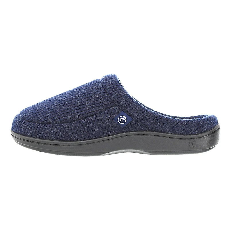 ISOsport by isotoner® Men's Miles Heather Knit Hoodback Slippers