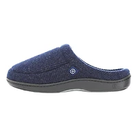 ISOsport by isotoner® Men's Miles Heather Knit Hoodback Slippers
