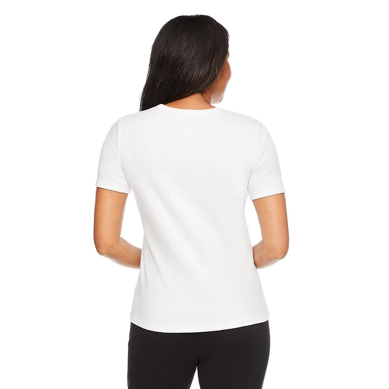 Iyla Women's Interlock Crew Neckline Tee
