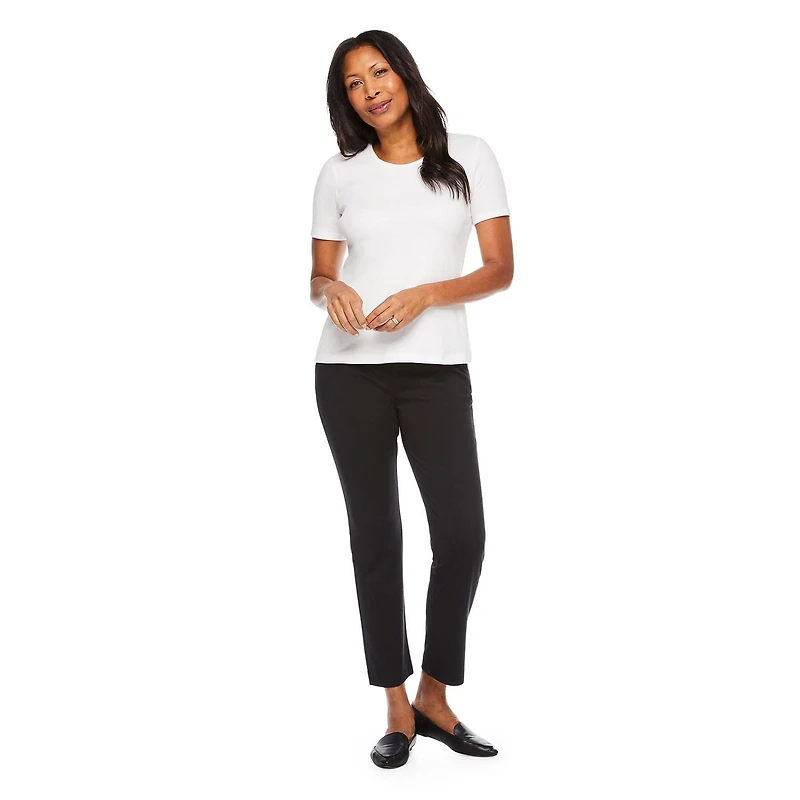 Iyla Women's Interlock Crew Neckline Tee