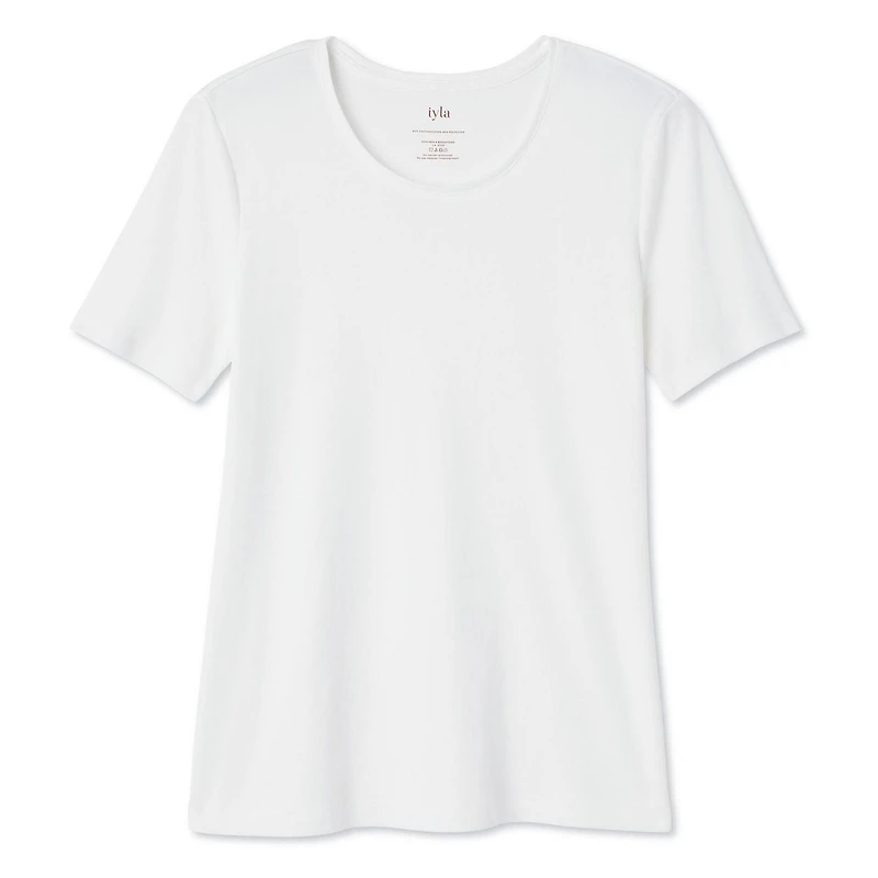 Iyla Women's Interlock Crew Neckline Tee
