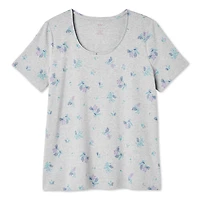 Iyla Plus Women's Interlock Crew Neckline Tee