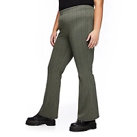 Pantalon enfilable à jambe évasée Harper + Zoe Plus pour femmes