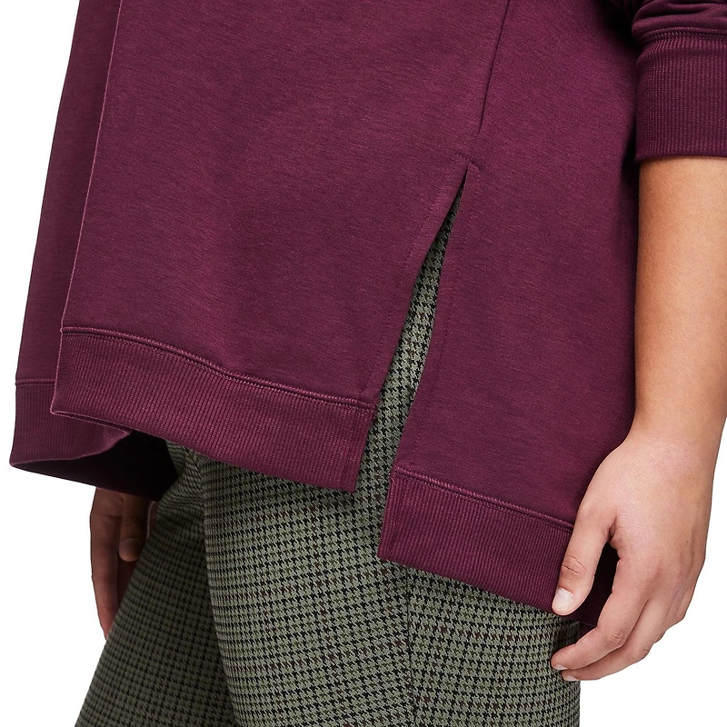 Coton ouaté surdimensionné avec fentes sur les côtés Harper + Zoe Plus pour femmes