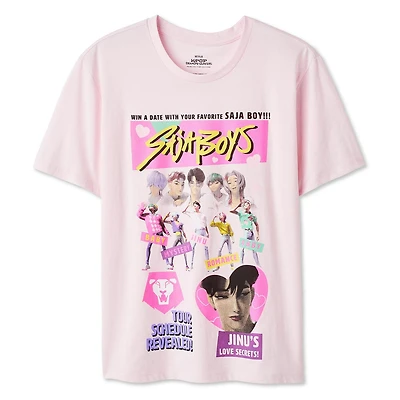 T-shirt Saja Boys Les Guerrières de la K-pop pour femmes