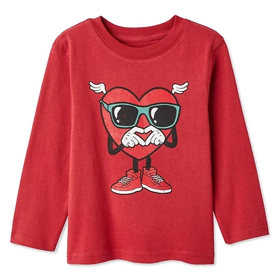 George Toddlers' Gender Inclusive Long-Sleeve Valentine's Day T-Shirt