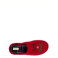 Dearfoams Cozy Comfort Men's Tipsy & Bright Clog slippers