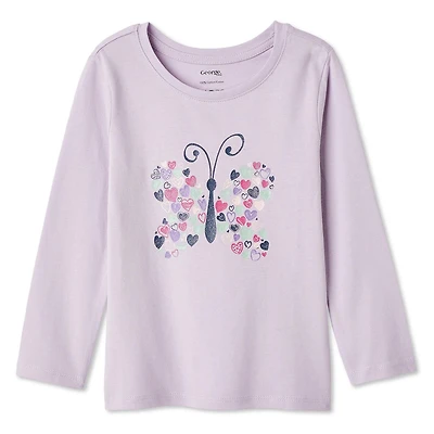 George Toddler Girls' Long-Sleeve Graphic T-Shirt