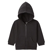 Haut à capuchon en molleton zippé sur la longueur George pour bébés garçons