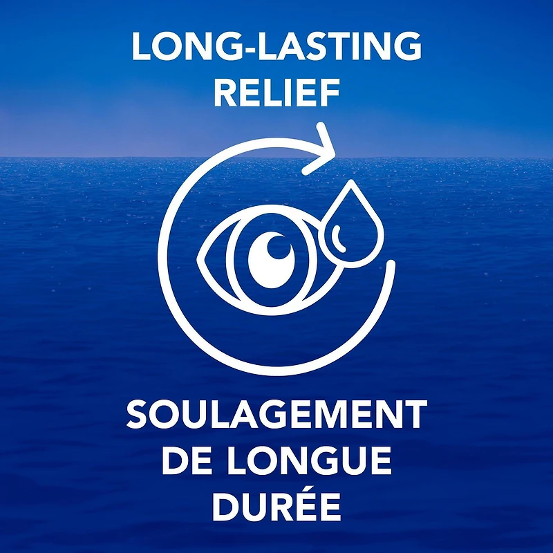 hydraSense Eye Drops, for Dry Eyes, Fast and Long-Lasting Relief, Preservative Free, Naturally Sourced Lubricant, 10 mL