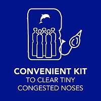 hydraSense Baby Nasal Aspirator, Baby Nasal Care, Gently Relieves Congestion in Babies, Non-Medicated, with 100% Natural Source Seawater