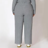 Devoted pantalon en maille torsadée