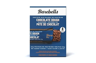 Barebells Protein Bars, Chocolate Dough, 4 Pack
