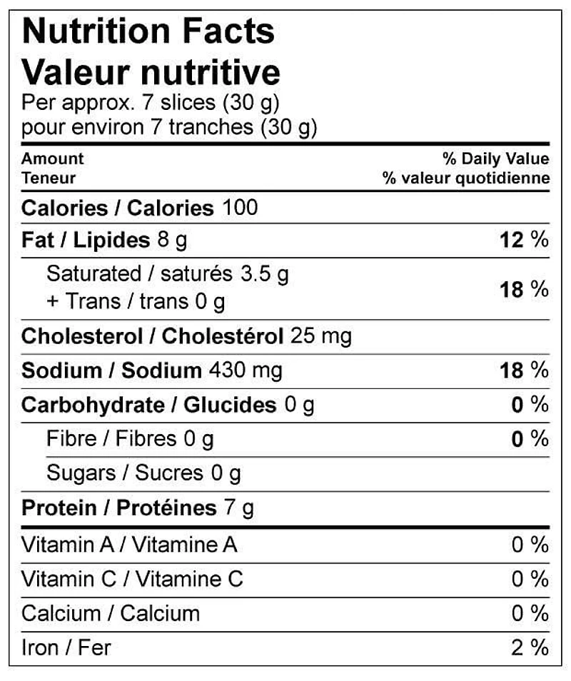 Marcangelo Salami de Gênes, tranché importée d'Italie