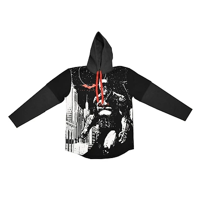 Sweat à capuche à manches longues Batman Gotham pour hommes