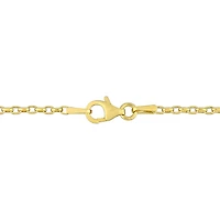 Miabella Cultured Freshwater Pearl and 1/8 Carat T.G.W. White Topaz 18K Yellow Gold Plated Silver Bar Necklace