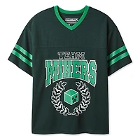Minecraft Boys' Football Jersey T-Shirt
