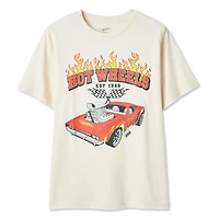 T-shirt à imprimé graphique Hot Wheels pour garçons