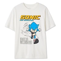 T-shirt à imprimé graphique Sonic Le Hérisson pour garçons