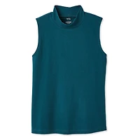 Iyla Women's Mock Neckline Rib Top, Sizes S-XXL