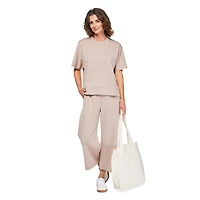 Iyla Women's Soft Knit Cropped Pant