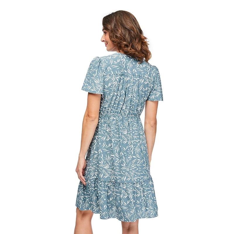 Robe à encolure en V Iyla pour femmes