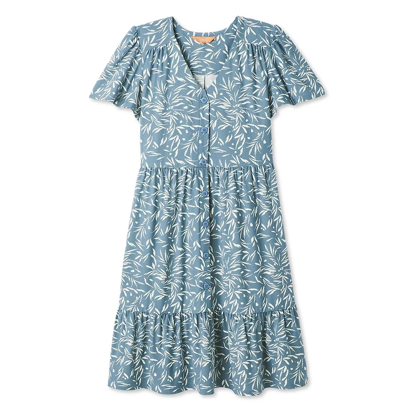 Robe à encolure en V Iyla pour femmes
