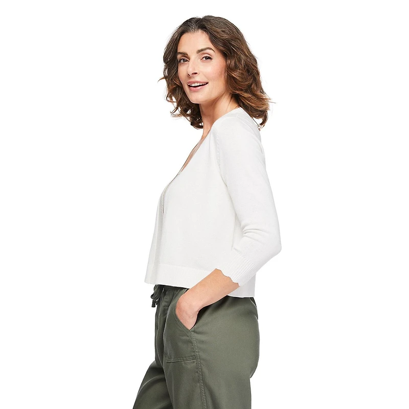 Boléro en maille à manches 3/4 Iyla pour femmes
