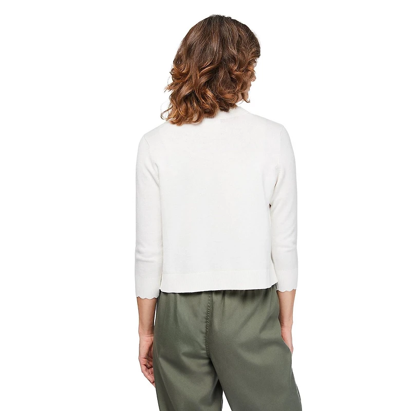 Iyla Women's 3/4 Sleeve Knit Shrug