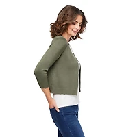 Iyla Women's 3/4 Sleeve Knit Shrug