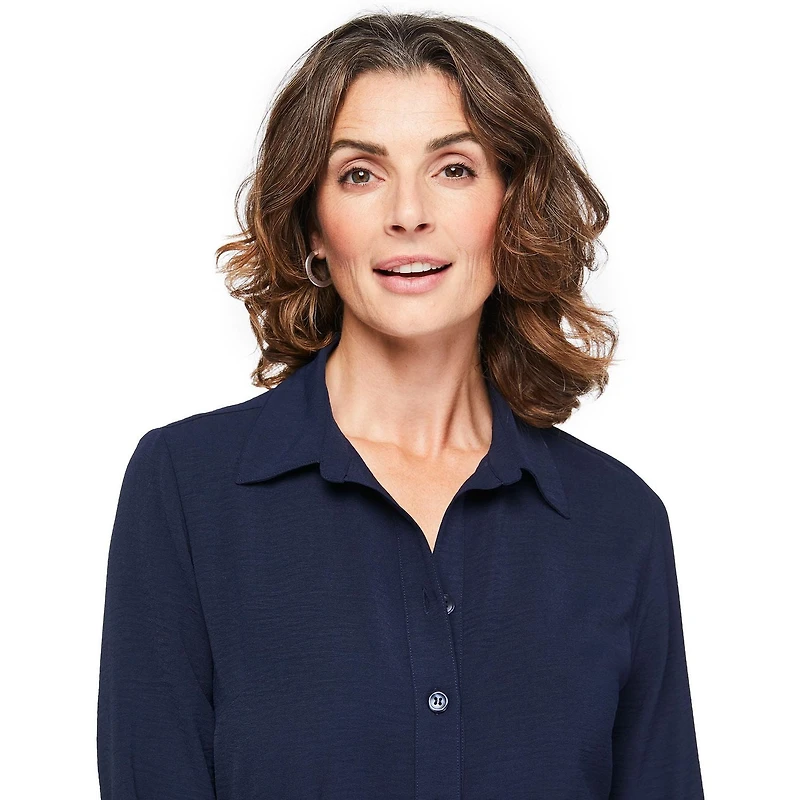 Robe à col chemisier Iyla pour femmes