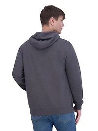 John Deere Men’s and Big Men’s Graphic Logo Fleece Pullover Fleece Hoodie