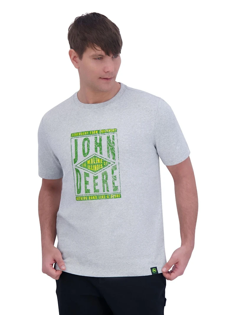 John Deere Short Sleeve Logo Graphic Tee