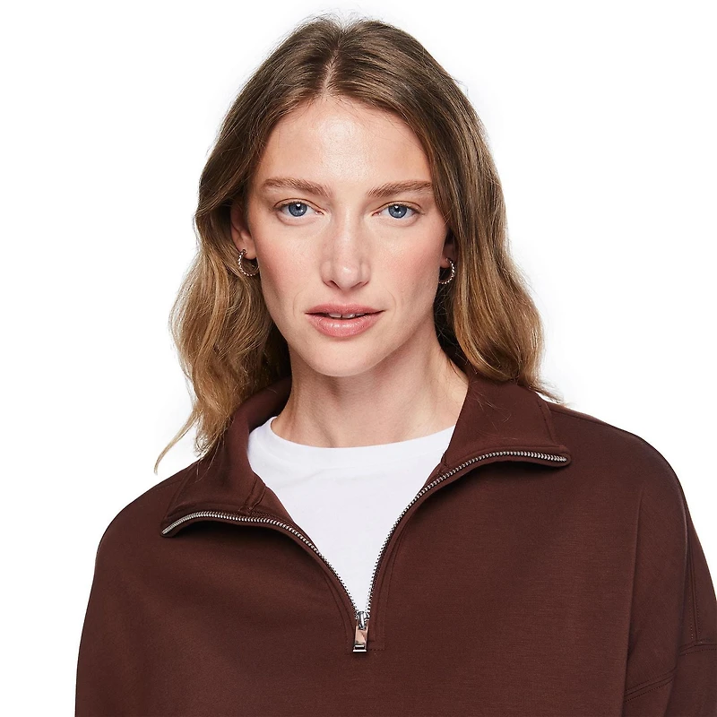 Chandail à col droit George pour femmes