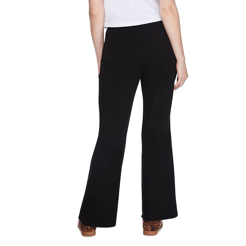 Pantalon de survêtement évasé en tricot doux George pour femmes