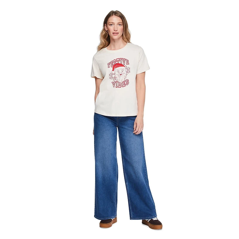 George Women's Christmas Short Sleeve Tee