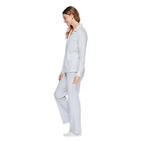 George Women's Notch Collar Pajama 2-Piece Set
