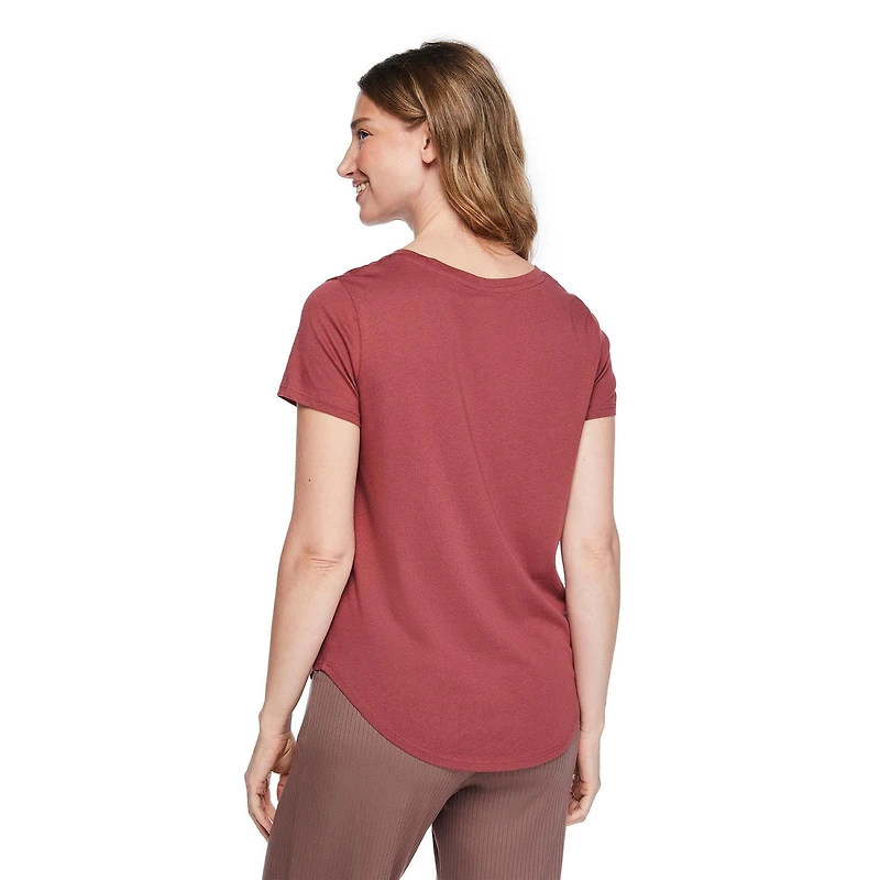 T-shirt de nuit avec encolure dégagée George pour femmes