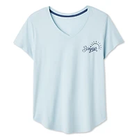 George Women's Plus V-Neck Sleep T-Shirt