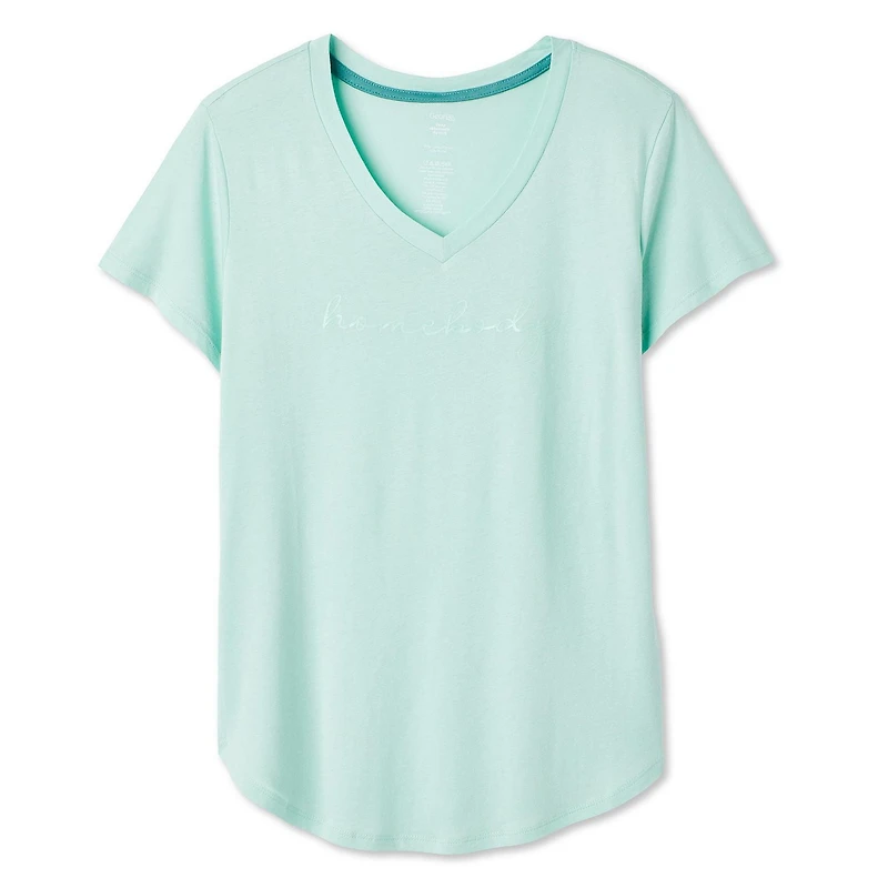 George Women's Plus V-Neck Sleep T-Shirt