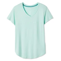 George Women's Plus V-Neck Sleep T-Shirt