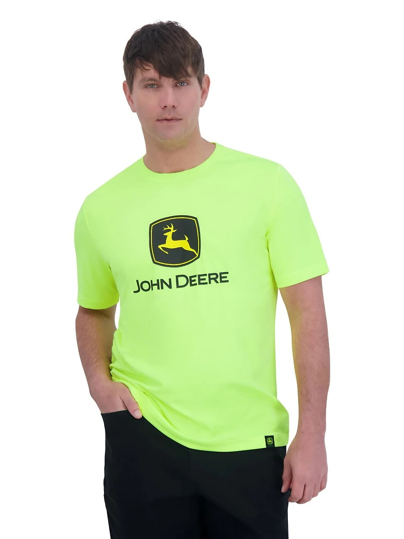 John Deere Men’s Interlock Graphic Short Sleeve Tee